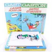 Franquin. Gaston. Lot de 5 vol (1982-1987)