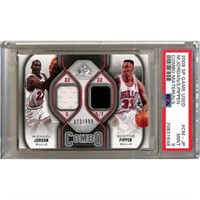 2009 Sp Game Used Michael Jordan/pippen Psa 9