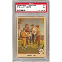 1959 Fleer Ted Williams # 1 Psa 7