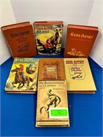 Lot of 7 Hard Cover Cowboy Books GENE AUTRY