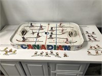 VINTAGE TABLE HOCKEY GAME WITH ORIGINAL SIX TEAMS