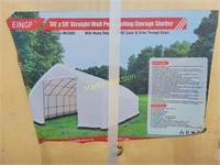 30x50 Straight Wall Peak Celing Storage Shelter  +