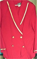 Southern Lady Red & Gold Jacket 9/10 NWOT