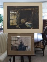 Vintage prints by New Zealand artist Andrew Wyeth