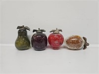 Crackle Glass Fruit(4)