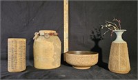 Robert Maxwell Vase, Pottery Vase, Jar & Bowl