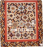 Country Rose, 2010, bed quilt, 98" x 91"