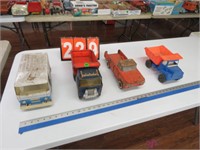 ERTL BUDDY L AND MORE TRUCKS AND VAN WELL PLAYED