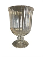 Vintage Fluted Glass Vase