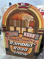 RAMBLIN' ROAD SHOW WOOD SIGN, 36W X 53"T