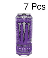 Pack of 7 Monster Energy, Ultra Violet, 473mL Cans