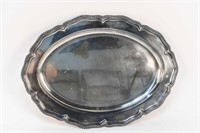TIFFANY AND CO SILVER PLATE SERVING PLATTER