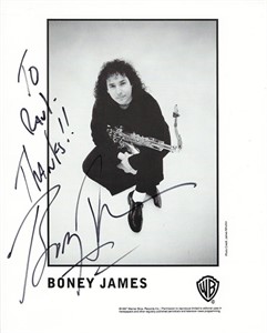 Boney James signed photo