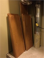 Several Wooden Shelves