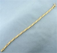 1ct TW Diamond Bracelet in 14K Yellow Gold