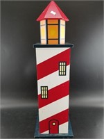 Wood lighthouse jewelry box/cabinet with closing d