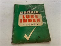 Sinclair 1950 Lubrication Index Manual