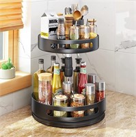 WF5164  SAYZH Lazy Susans Organizer 2 Tier 12 inc