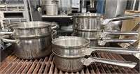 (7) Various Sized Cooking Pots