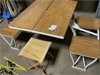 Portable Picnic Table & Chair