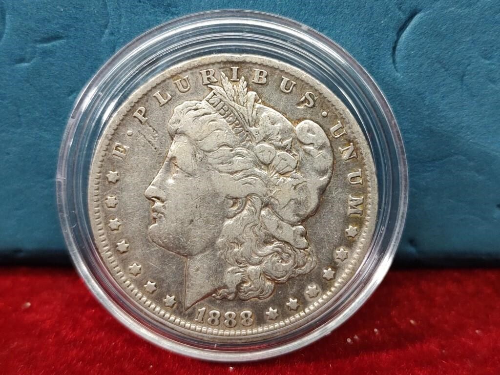 1888 "O" Silver Morgan Dollar
