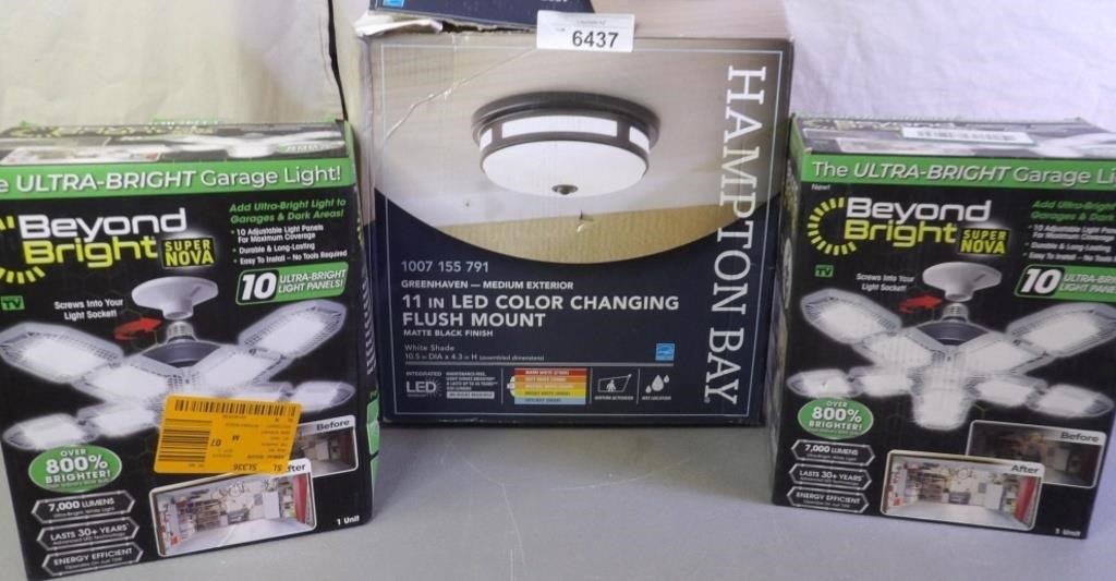 Beyond Bright Garage Lights & Flush Mount Light