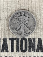 1945 Walking Liberty Half Dollar 90% Silver