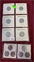 12 STEEL WAR PENNIES