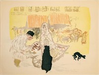 Set of three hand pulled prints by Pierre Bonnard