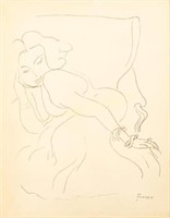 Engraving on paper by Henri Matisse