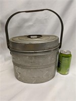 Vintage 3pc Miner's Lunch Bucket