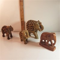 Marble elephants