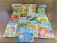 21pc. Vtg Children Book & Record Collection