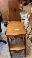 Wooden Stepstool Chair Ironing Board