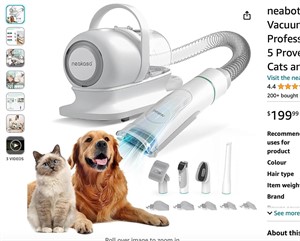 neabot P1 Pro Pet Grooming Kit & Vacuum Suction