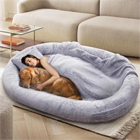 Human Dog Bed,71"x45"x14" Human Size Giant Dog Bed