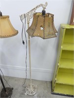ANTIQUE CAST BASE 58" FLOOR LAMP