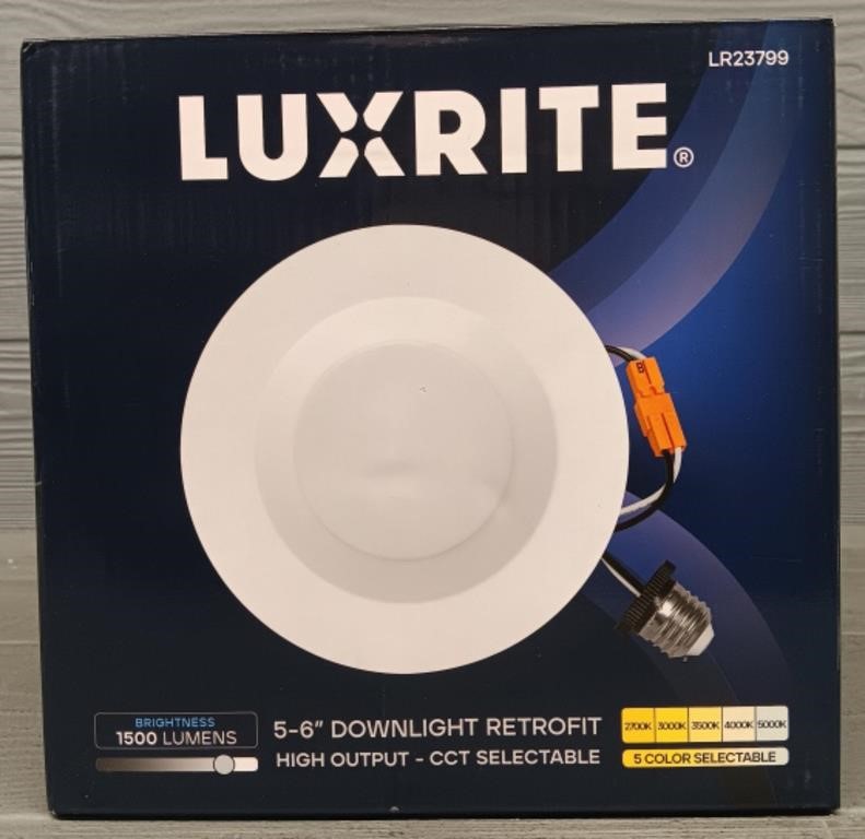 (2) Pack Luxrite Can Light Trim LED