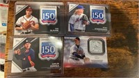 Tom Glavine 2019 Topps 150th Anniversary 4 lot