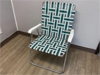 Aluminum Woven Folding Lawn Chair