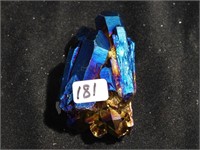 Titanium Quartz Crystals  3" tall x 2" wide -