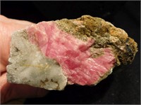 Rodocrosite raw stone - gem quality   2" x 6" -