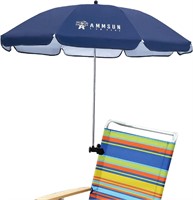 AMMSUN Chair Umbrella with Clamp 43 inches UPF 50+