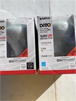 (2) SATCO 16.5W LED REFLECTOR WARM WHITE 85W