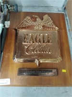 Eagle Clothes Emblem Mounted on Board