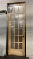 Jeld Wen 32” x 8’ 18-Panel Glass Interior