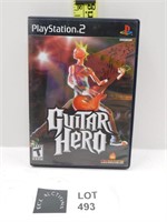 PLAY STATION 2 GUITAR HERO WITH INSTRUCTIONS