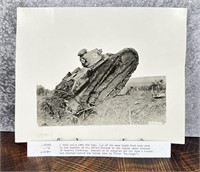 WWI WW1 US Army General Pershing Tank France Photo