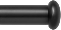 Ivilon Curtain Rod - Black 48-86 Inch