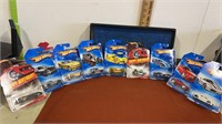 9 Miscellaneous lot of New Hot wheels on card